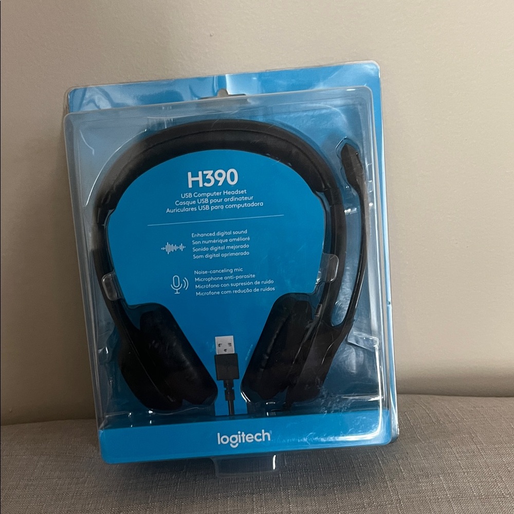 Logitech H390 Black USB Headset